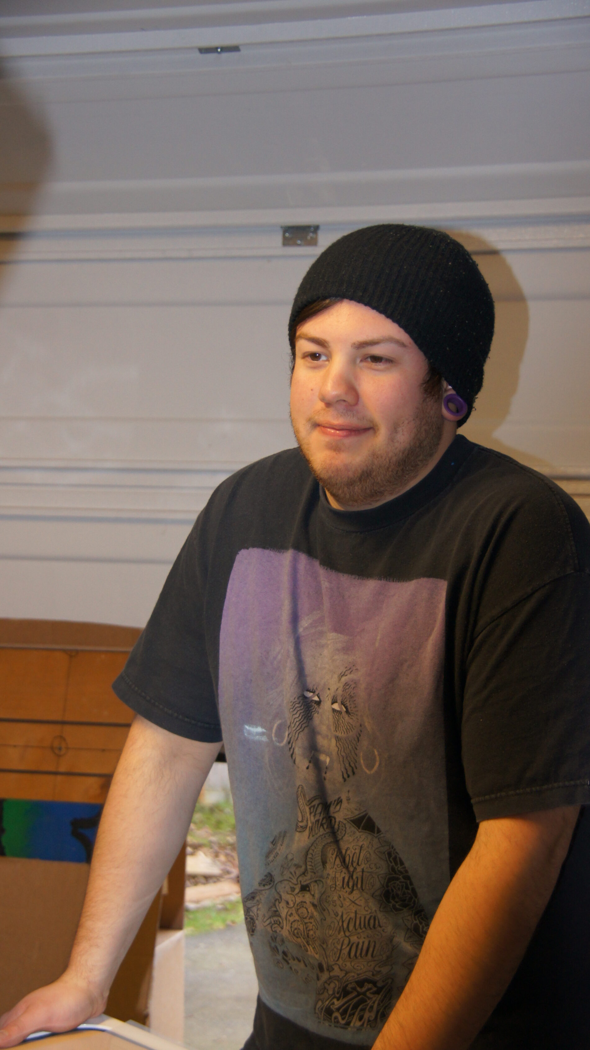 Victor, our screen printer.
