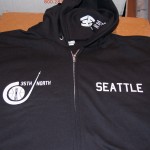 35th North Skateshop Seattle Basketball Zip Up Hoodie