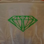 Emrld City vinyl heat transfer t-shirt