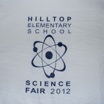Screen printed t-shirts for Hilltop Science Fair 2012