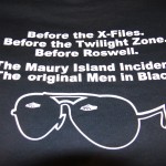 Back of UFO shirt