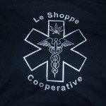 Back of Dispensary sweatshirts