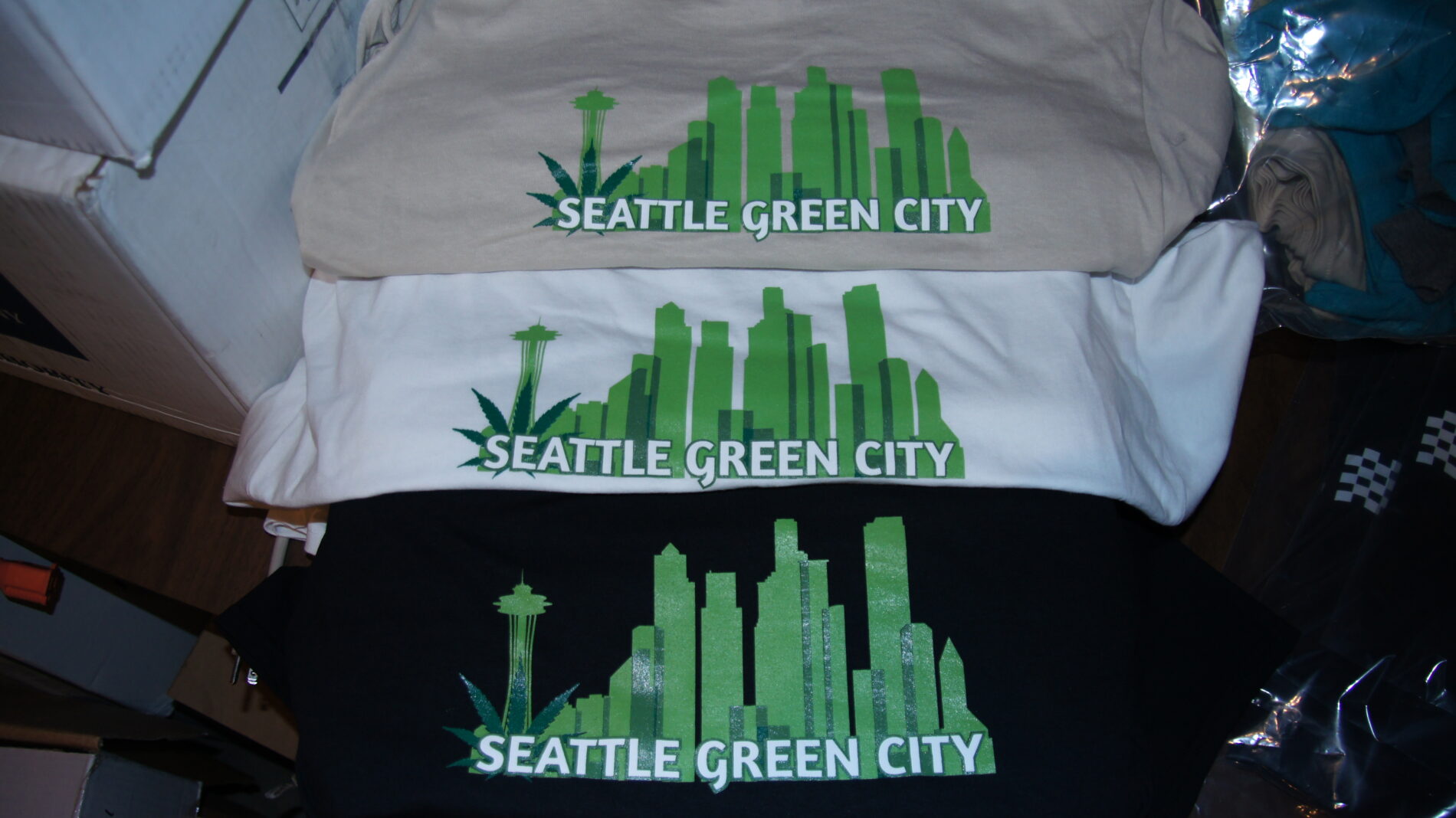 Seattle Green City t-shirts