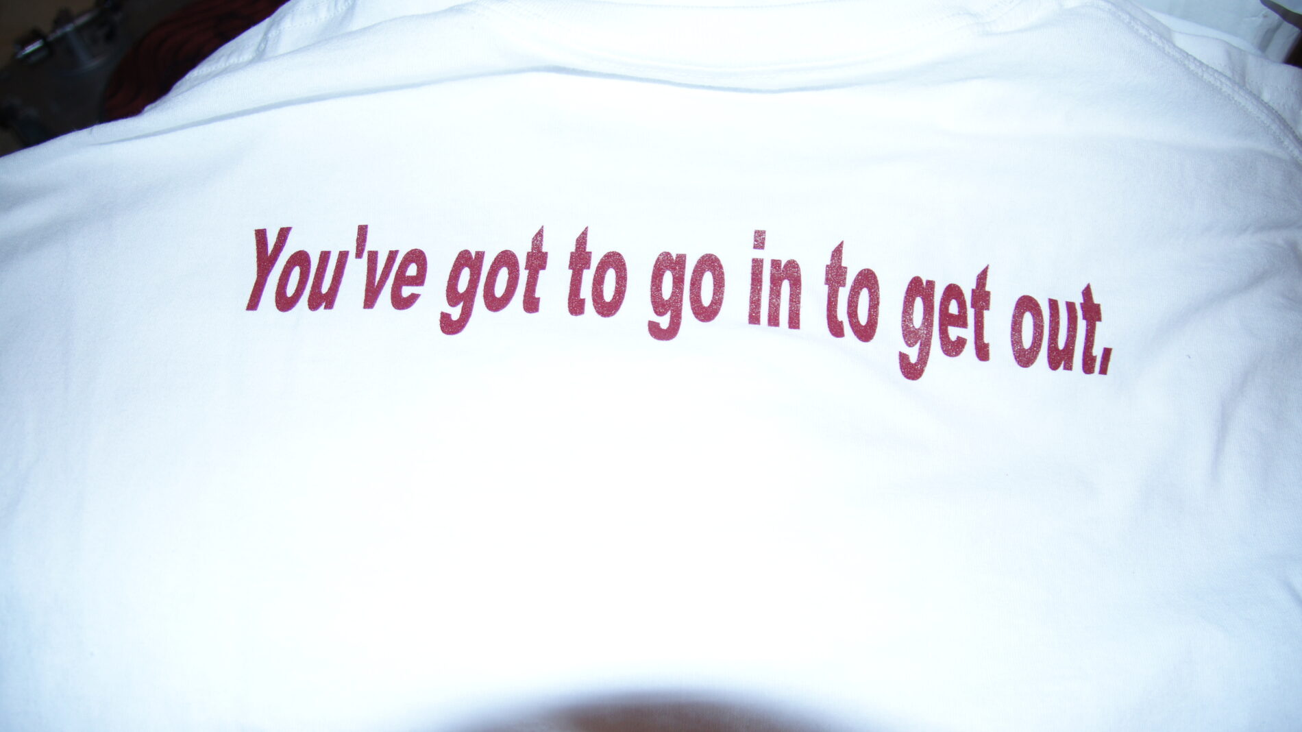 Mercer Island back of t-shirt