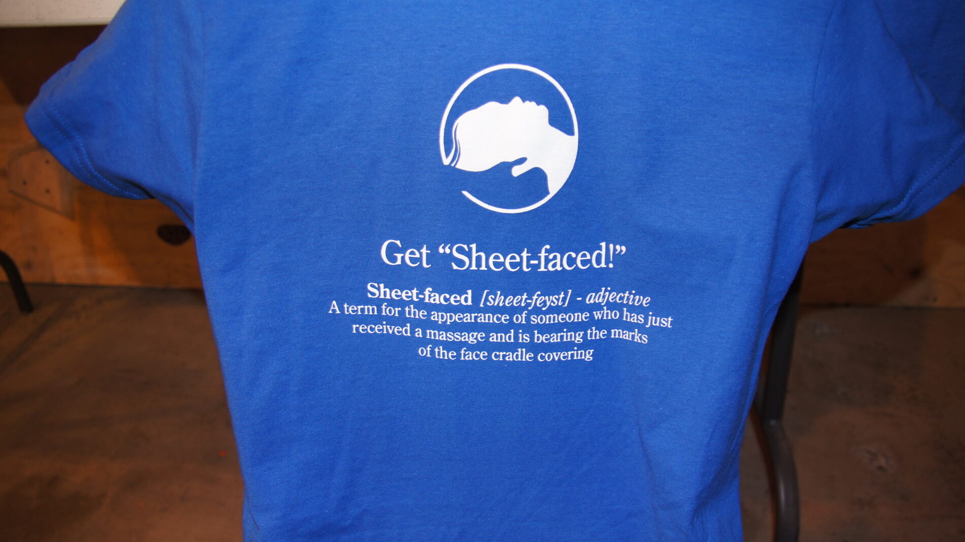 Back screen print for NW Academy for the healing arts.