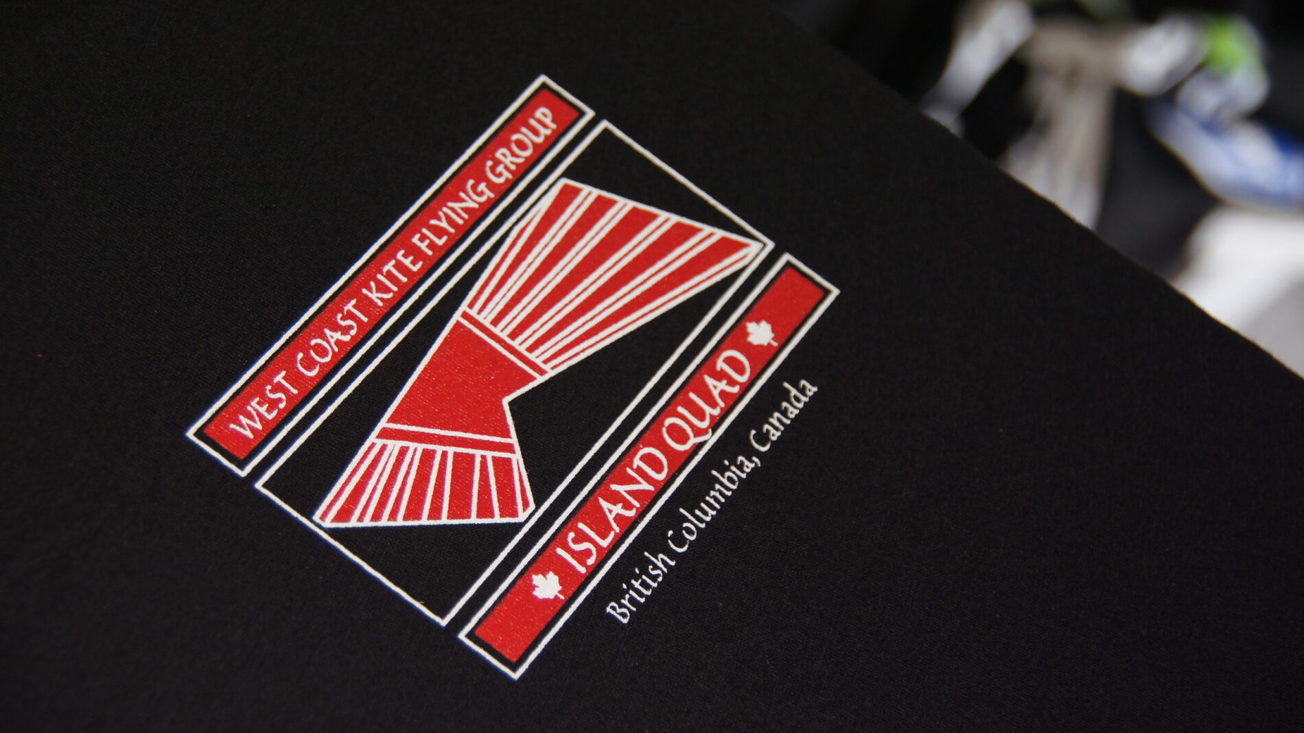 Island Quad screen printed t-shirts