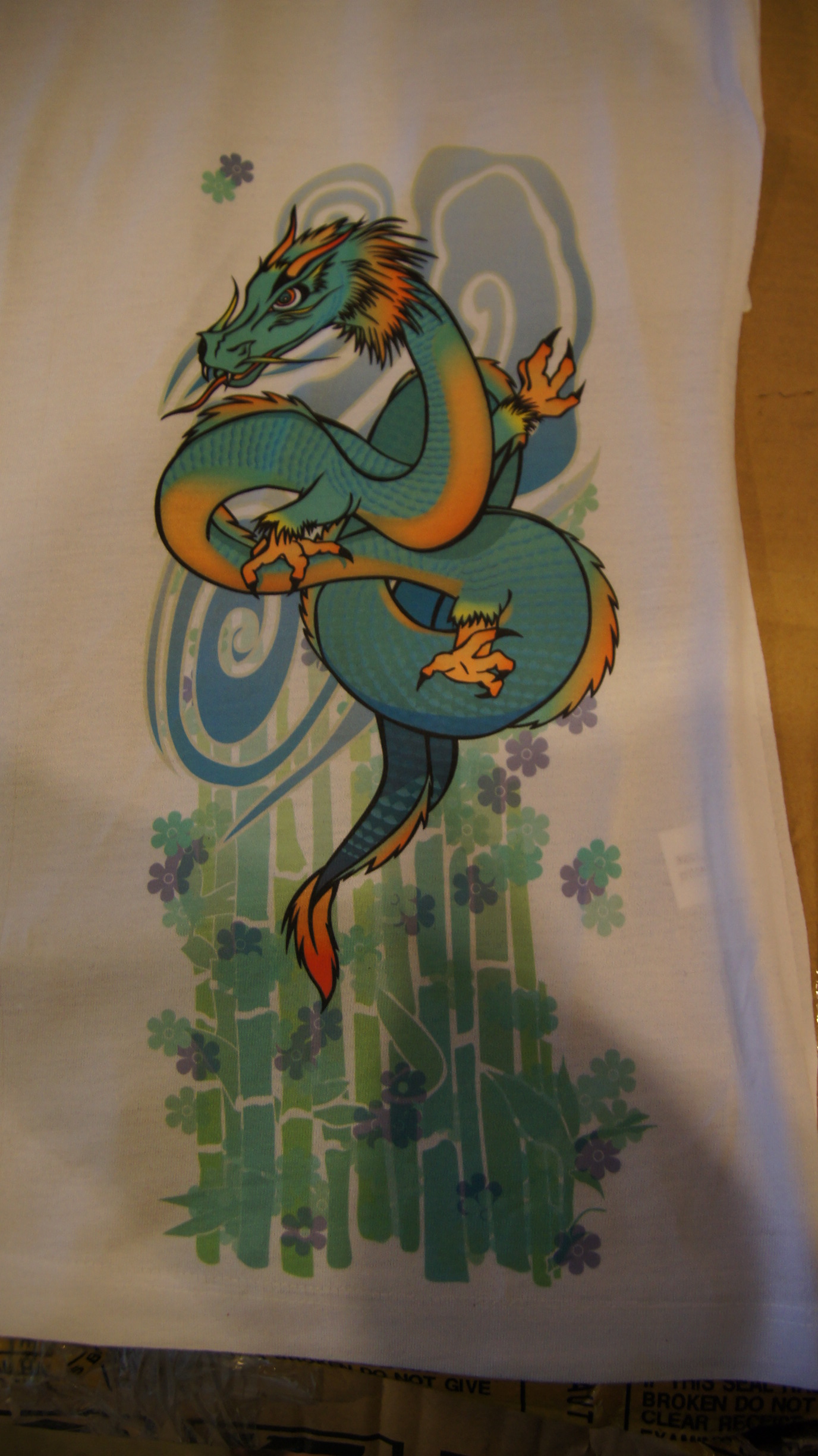 Dragon in blue