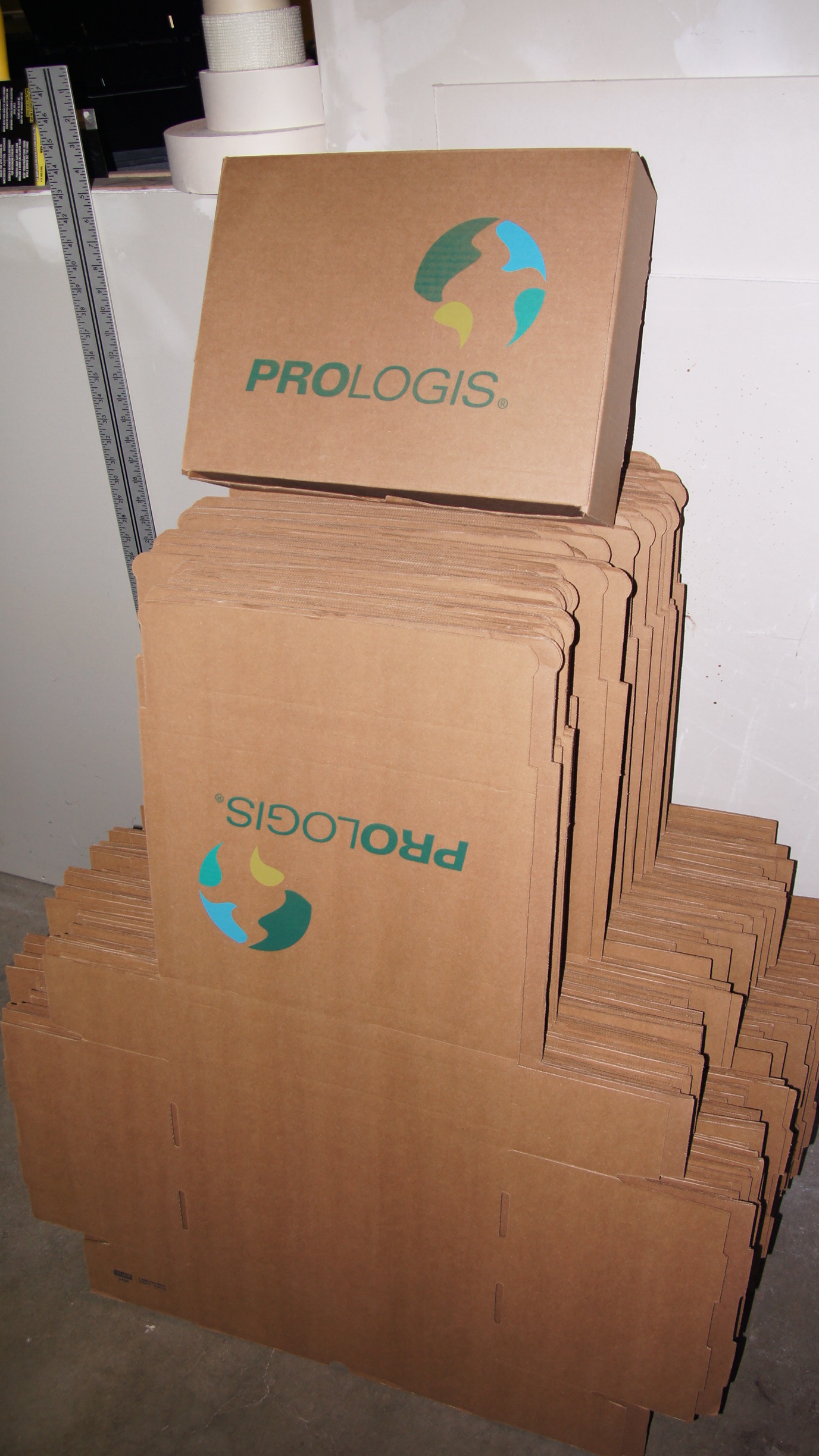 Screen printed card board boxes