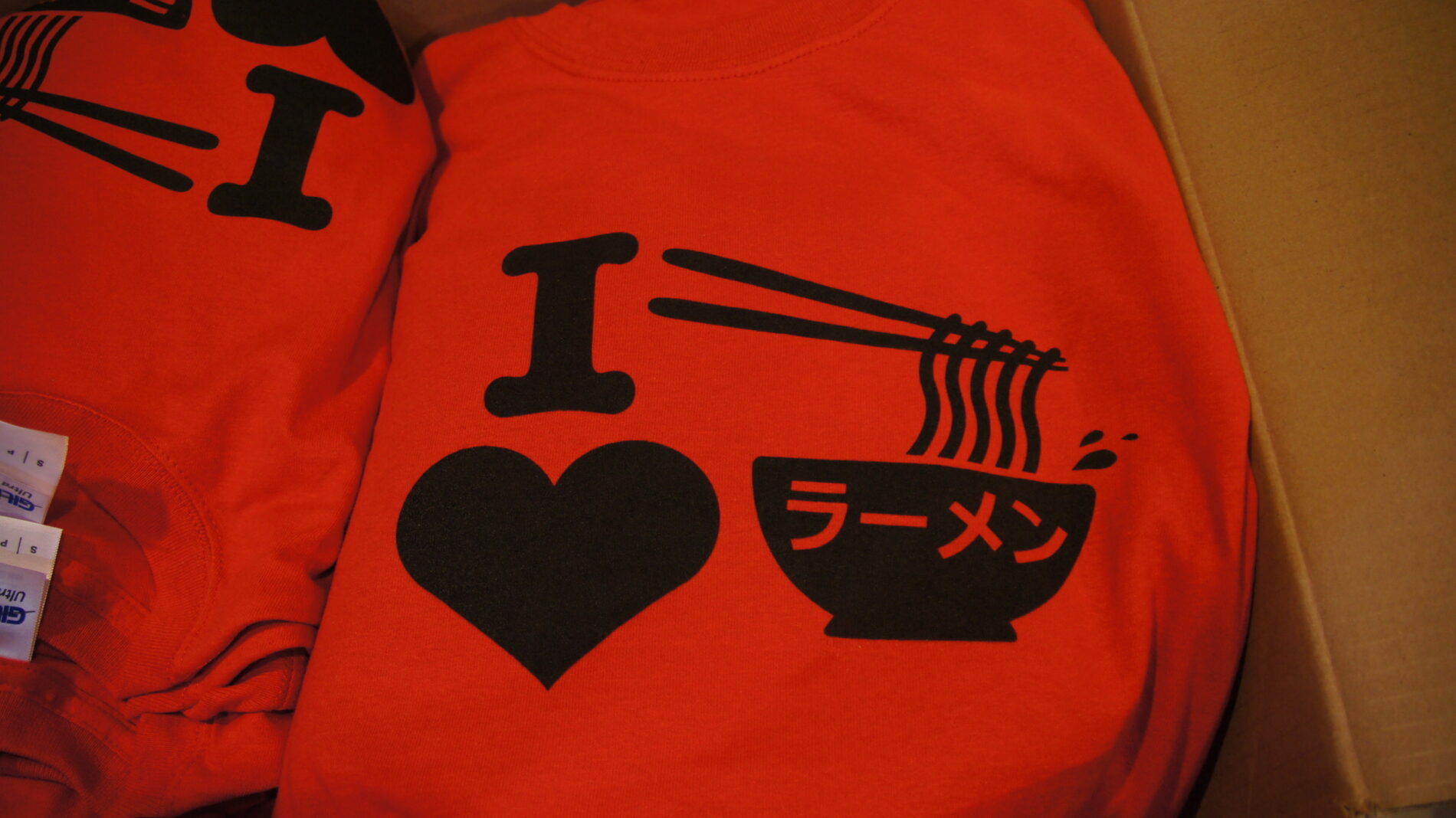 Screen printed t-shirts for local restaurant