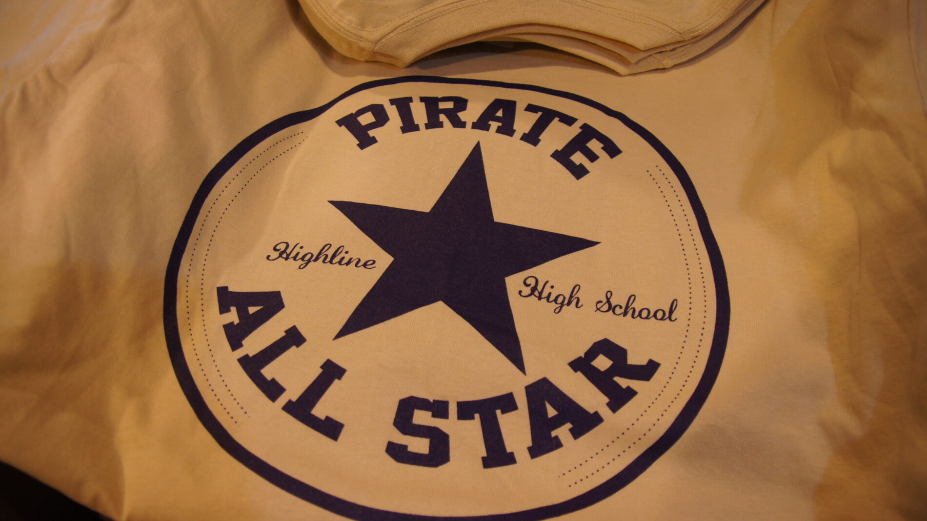 Screen printed shirts for Highline High School