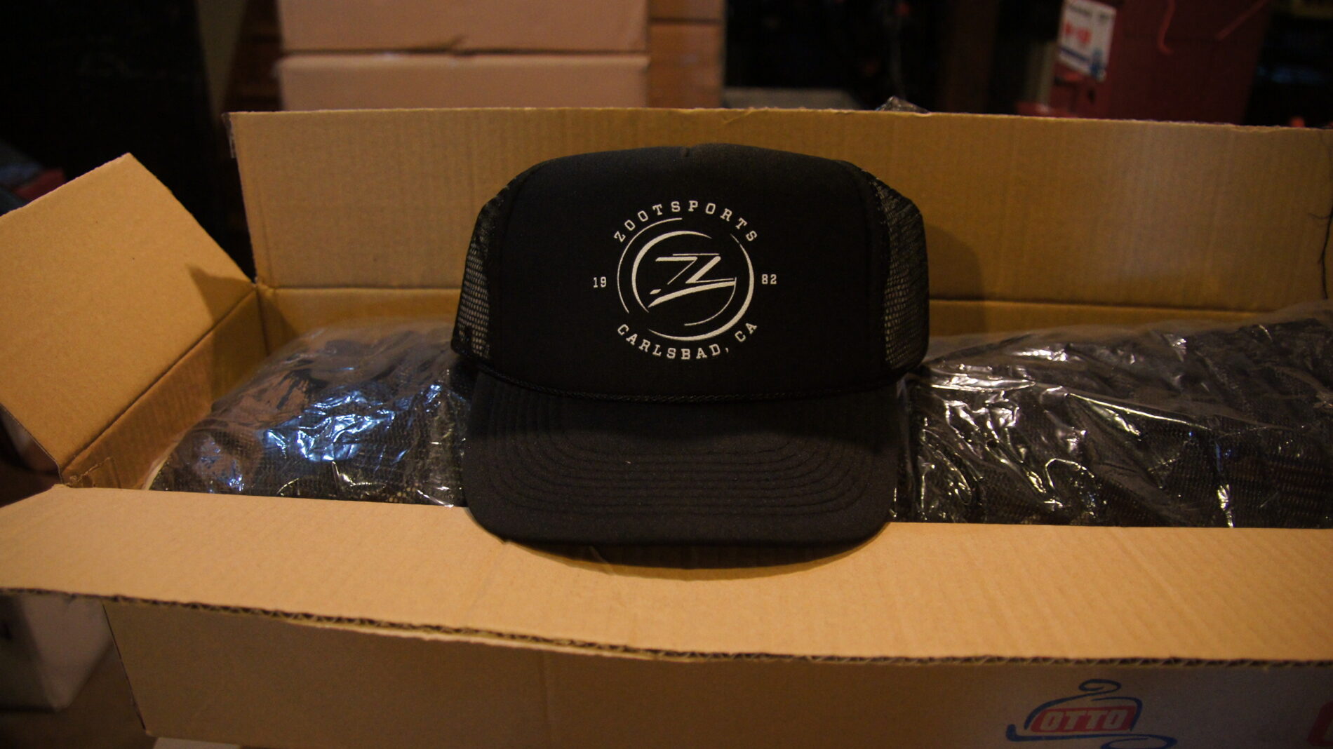 Screen printed trucker caps for K2 Sports