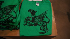 Screen printing drawings final work.
