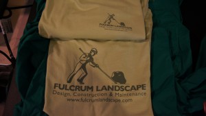 Screen printed reprints for Fulcrum Landscaping
