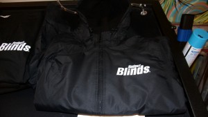 Screen printing for local shop Budget Blinds