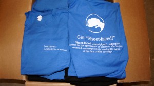 Screen printed t-shirt for NW Academy for the healing arts