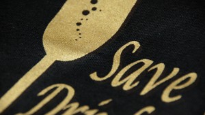 Close up of tote