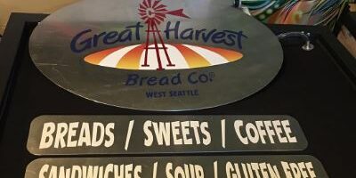 West Seattle Great Harvest Sign