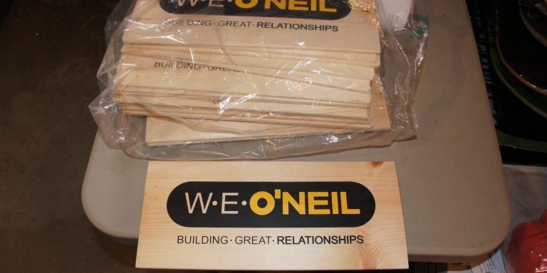 WE O'NEIL Screen Printed Box Lids