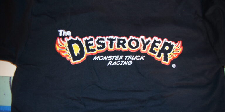 The Destroyer Monster Truck front of t-shirt