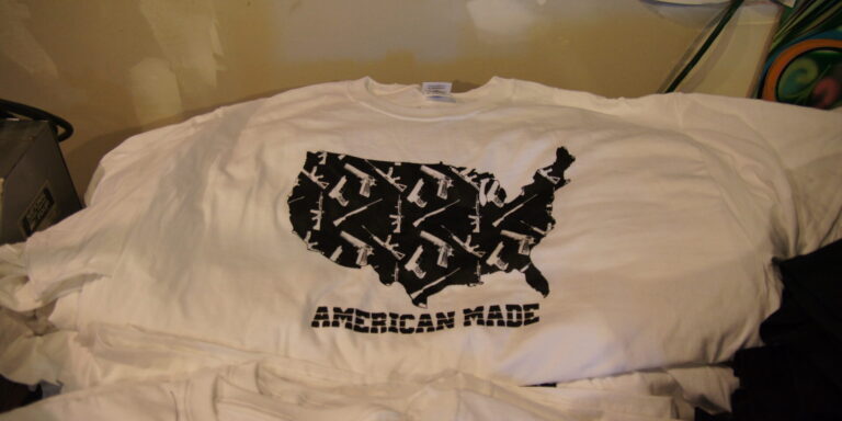The latest design from Don't Shoot Me clothing.
