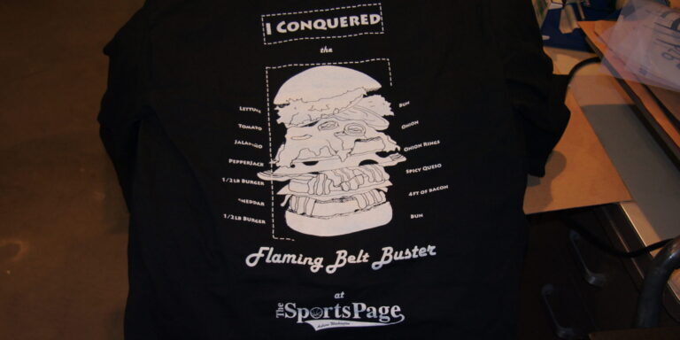 Front of The Sports Page t-shirt